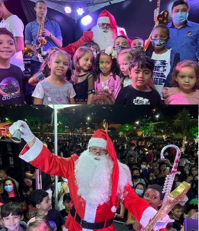 Um show de luzes, emoções, confraternização, esperança e beleza. Pela primeira vez Além Paraíba tem seu esperado 