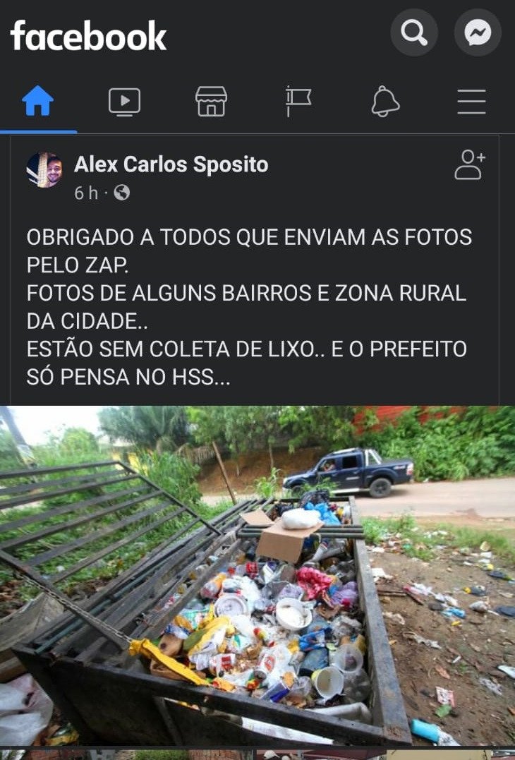 Cidadãos mal intencionados estão super lotando redes sociais com fotos de outras cidades como se fossem de ruas sem limpezas de Além Paraíba
