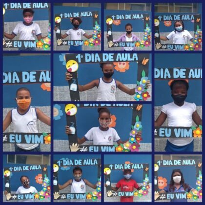 ALUNOS VOLTAM AS AULAS PRESENCIALMENTE NAS ESCOLAS DO MUNICÍPIO COM RIGOROSOS PROTOCOLOS DE SEGURANÇA