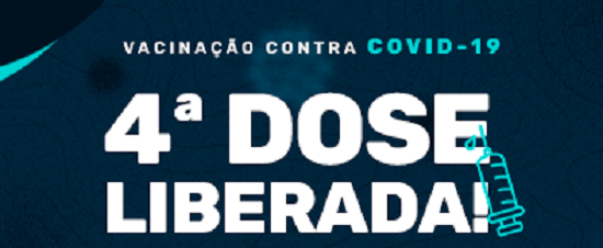 COVID-19: Secretaria de Saúde vai iniciar terça feira, dia 21 de junho, a 4ª dose da vacinação de adultos maiores de 50 anos e Profissionais de Saúde