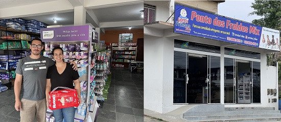Loja de fraldas e artigos para Bebês, localizada na Influência conquista clientes de toda a região