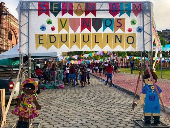 Edu Julino: a grande festa dos alunos da Rede Municipal de Ensino movimentou o sábado no Espaço Comunitário Dr. Miguel Belmiro de Souza