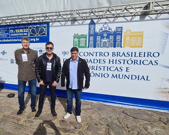 Prefeito participa do 9º Encontro Brasileiro das Cidades Históricas e Turísticas, em Diamantina