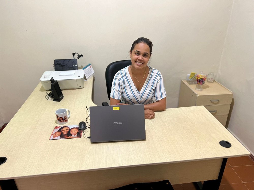 Secretaria de Assistência Social está em novo endereço. Secretária Glaciele Silva Santos Souza fala com entusiasmo dos projetos para o futuro próximo