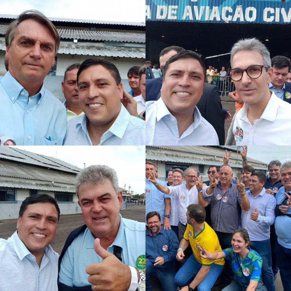 Prefeito Miguelzinho comparece a evento de apoio a Jair Bolsonaro, encontra-se com o Presidenciável, o Governador e o Deputado Misael Varela