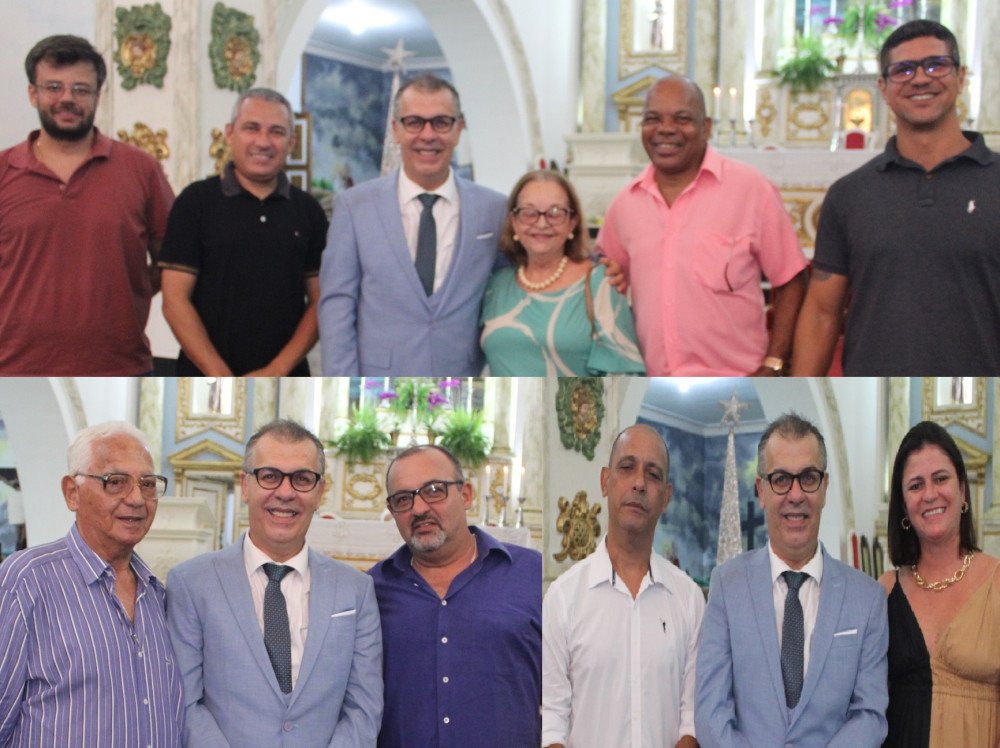 Autoridades estiveram presentes na Missa Solene pelos 40 anos do Jornalista Dauro Machado