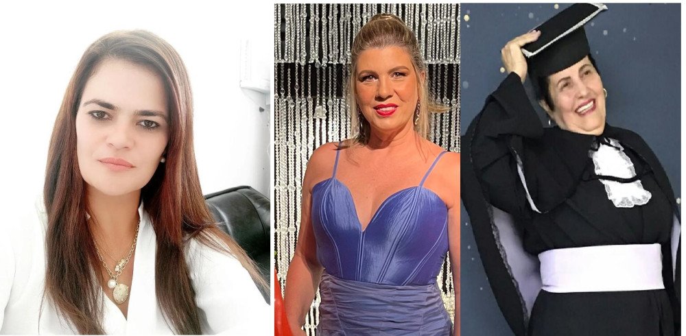 DESTAQUE MULHER 2023: Ana Karina Pires, Advogada, Rita França Oliveira Vieira, Empresário de Moda e Cirley Louzada Ferreira, Licenciada em Letras: Trio de Vitoriosas