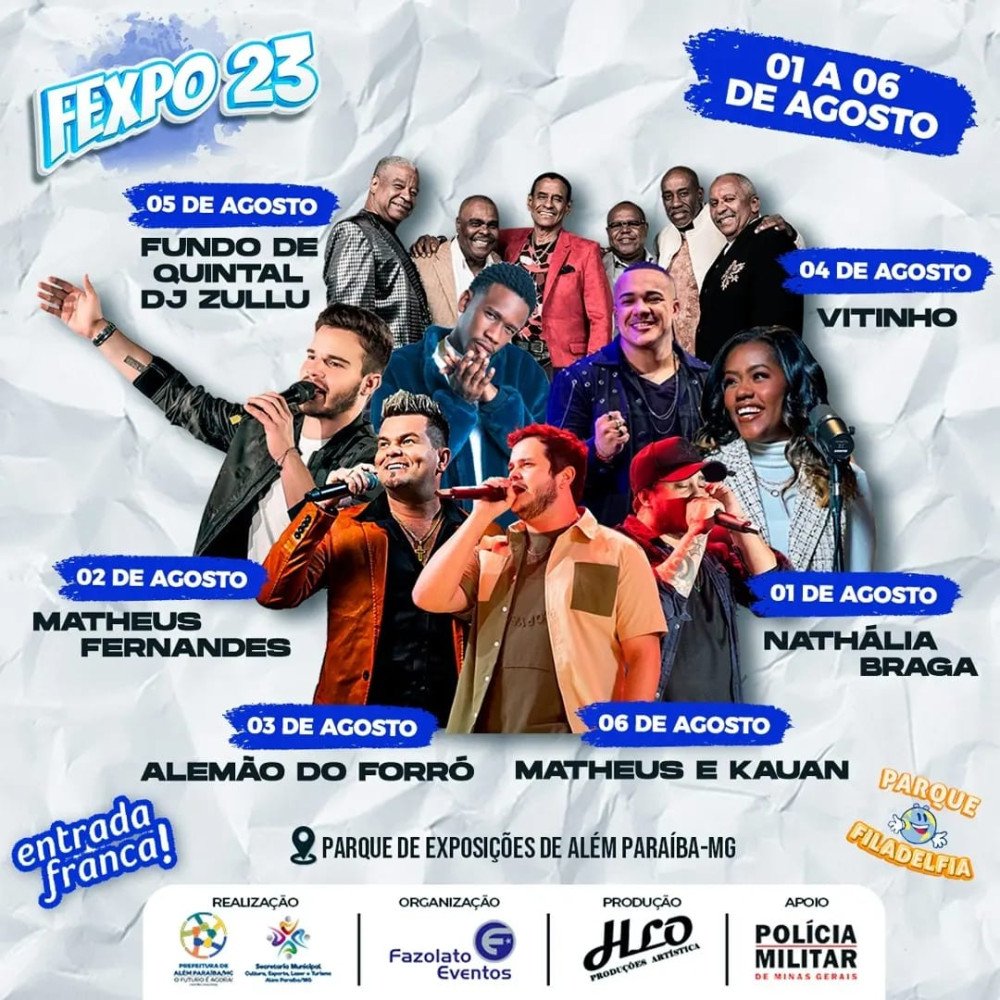 FEXPO 2023, um das maiores festas da região acontecerá na primeira semana de agosto