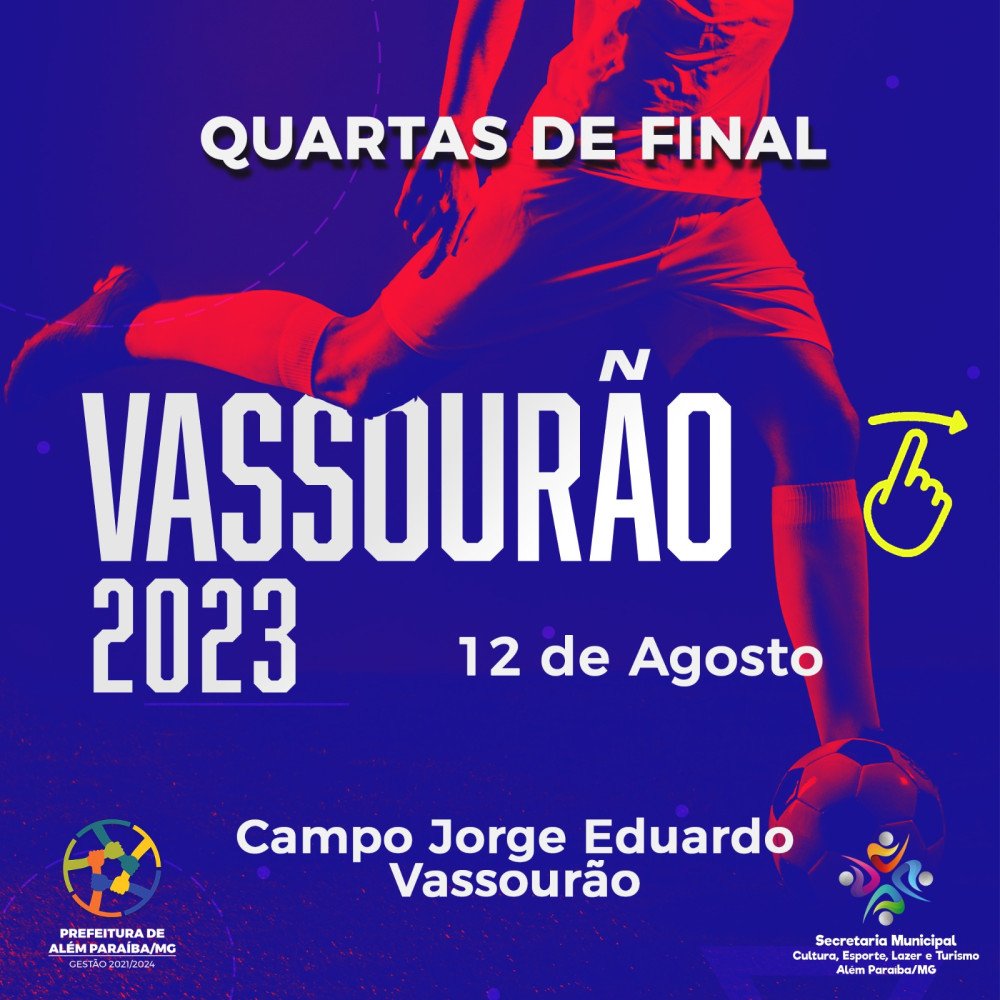 Campeonato do Vassourão entra nas quartas de final. Campeão será conhecido em Agosto