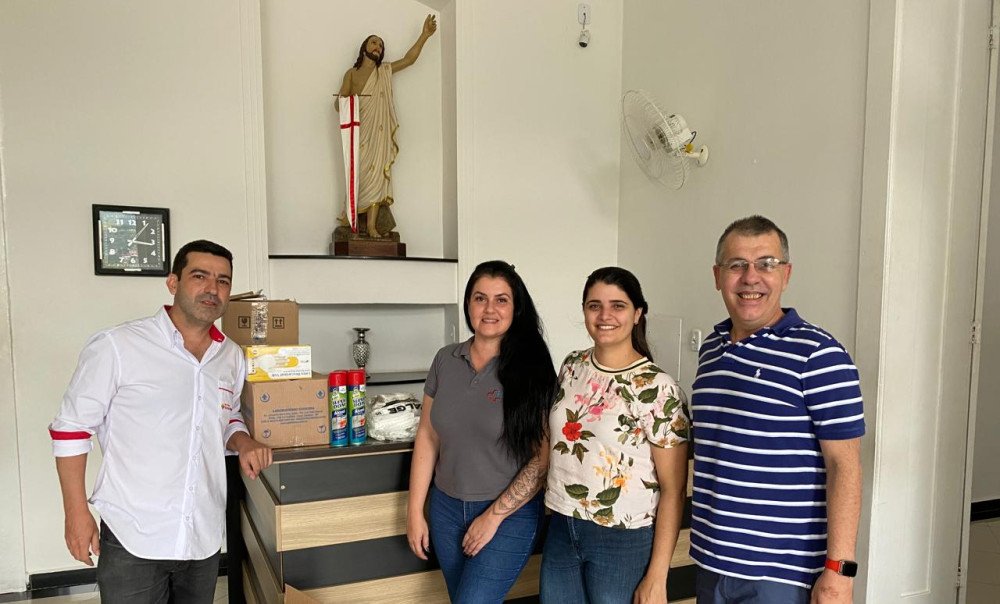 Rede Popular doa equipamentos de segurança - EPI para o Hospital São Salvador