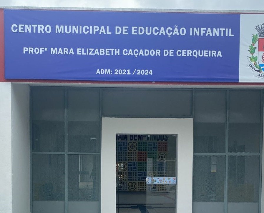Inauguração do Centro Municipal de Educação Infantil no Bairro Goiabal será dia 5 de janeiro e recebeu o nome da inesquecível Professora Mara Caçador