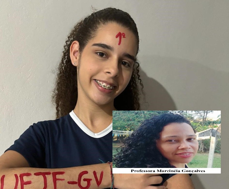 Vitória nos Estudos: Luana Melo Pereira, Aluna da Escola Estadual Santa Rita foi aprovada em Medicina pela UFJF. A Escola Santa Rita vive novos tempos com sua Diretora e equipe competentes