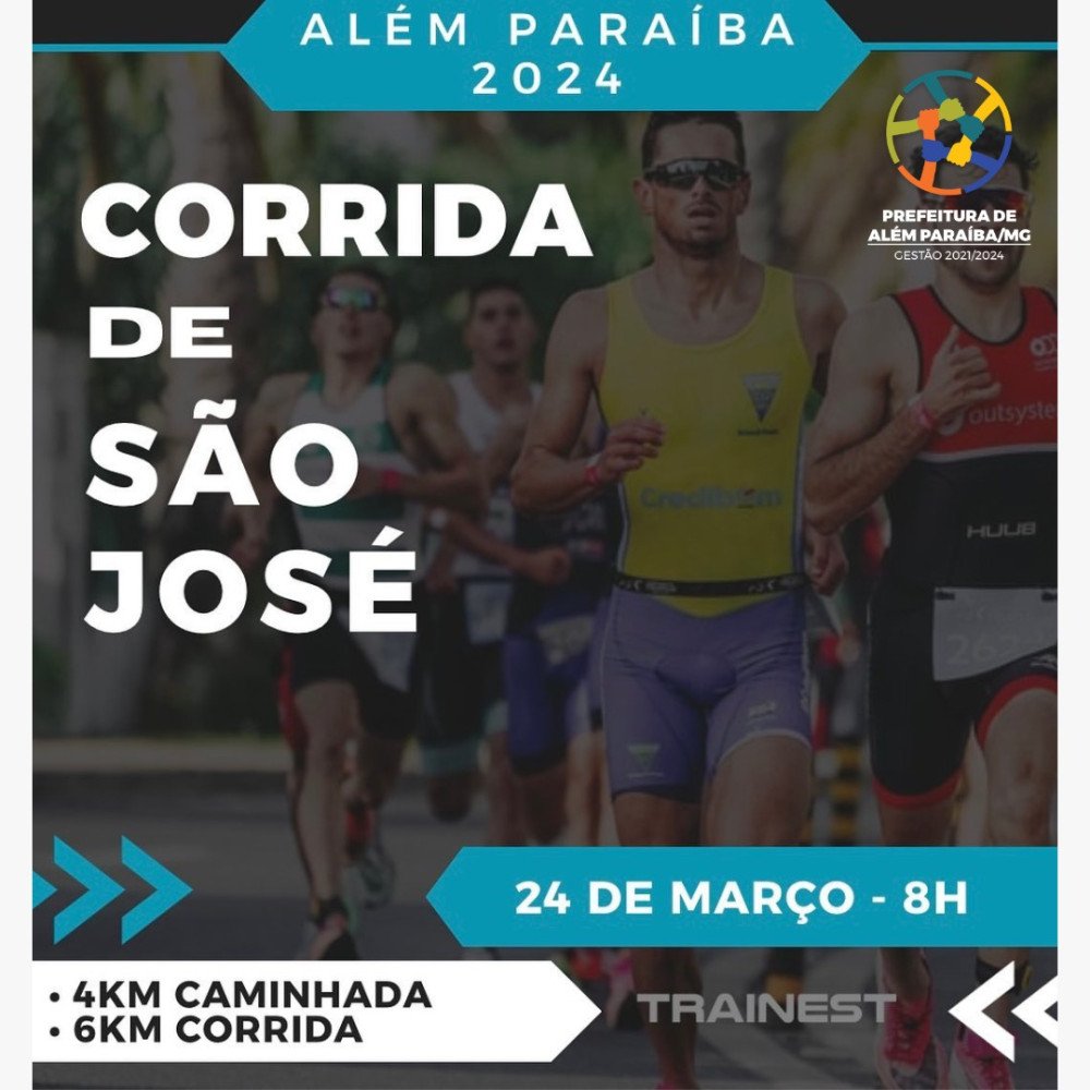Tradicional Corrida de São José acontecerá dia 24 de março