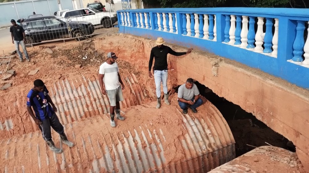 Esclarecimentos sobre a obra de recuperação da Ponte da Ilha do Lazareto (próxima a oficina Magnata)