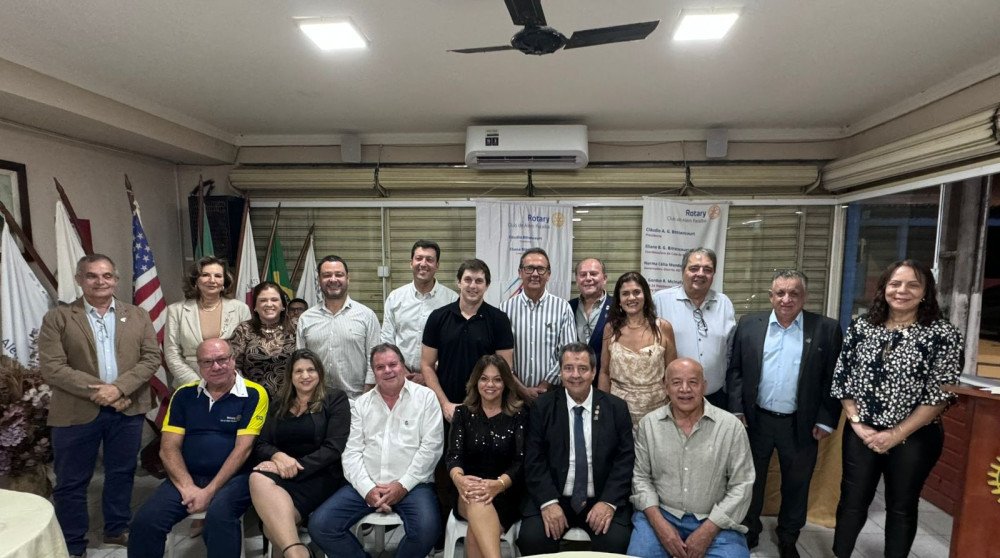 Cláudio Bittencourt e sua esposa Eliane são empossados Presidentes do Rotary e Casa da Amizade