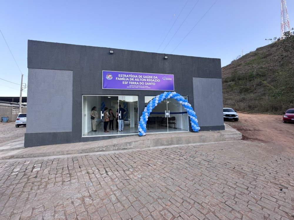 Confira as fotos: Prefeitura inaugura ampla Unidade de Saúde Dr. Ailton Regazio, na Terra do Santo.