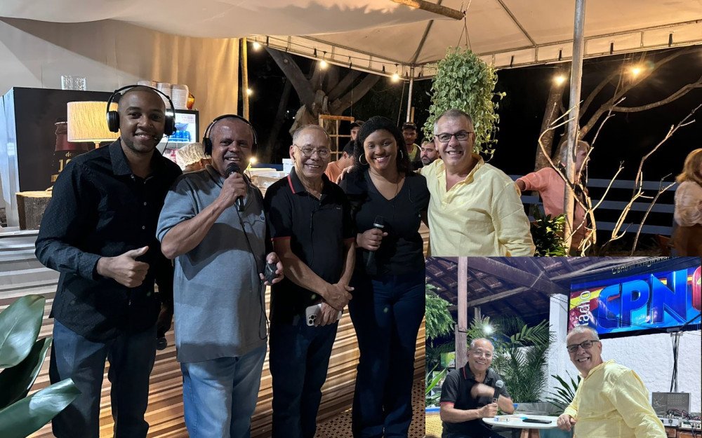 Rádio CPN FM montou estande para receber o público durante a transmissão da Exposição Agropecuária