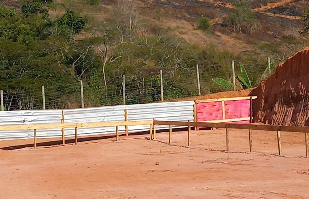 Quadra Esportiva no Campo Alegre está com fundações sendo concluídas. Obra será finalizada em 2024
