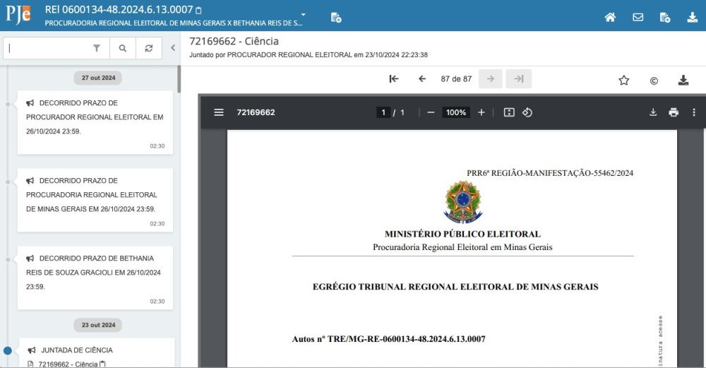 TRE confirma por unanimidade a impugnação da candidatura de Bethânia Reis de Souza. Prazo para eventual novo recurso terminou. Novo candidato a Vereador ocupará a cadeira