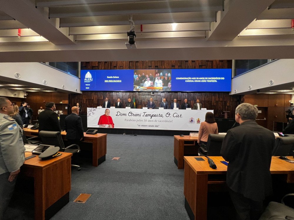 Jubileu de Ouro de Dom Orani: Assembléia Legislativa realiza Sessão Solene em comemoração aos 50 anos de Ordenação do 