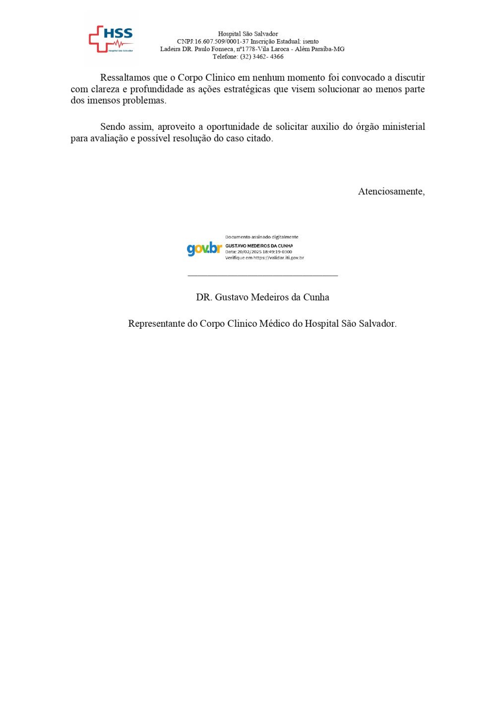 População fica em pânico após Médicos do Hospital avisarem que vão parar os atendimentos em 72 horas