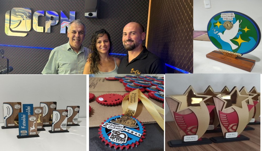 BarObá: Reconhecimento merecido pela fabricação de Troféus, Medalhas, Peças em Madeira com exclusividade e bom gosto