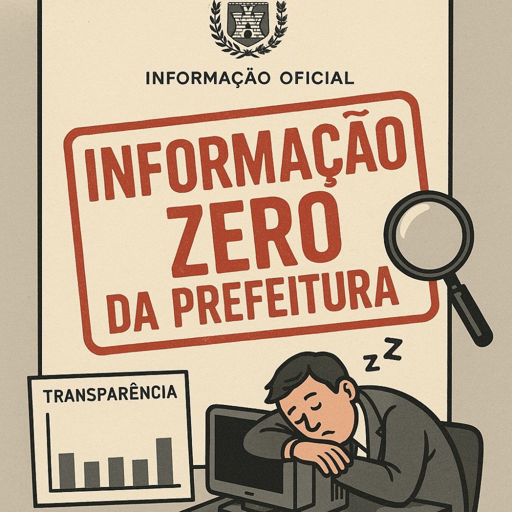 Site oficial e redes sociais da Prefeitura tem pouquíssimas notícias sobre o governo municipal
