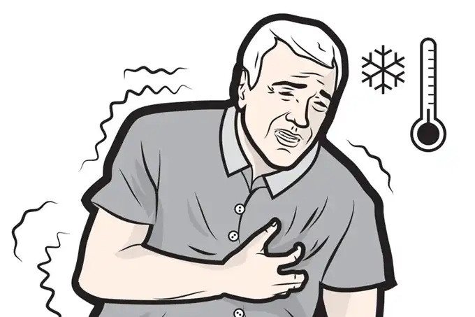 ESTUDOS COMPROVAM QUE O INFARTOS E ACIDENTES VASCULARES CEREBRAIS AUMENTAM CONSIDERÁVELMENTE DURANTE O INVERNO