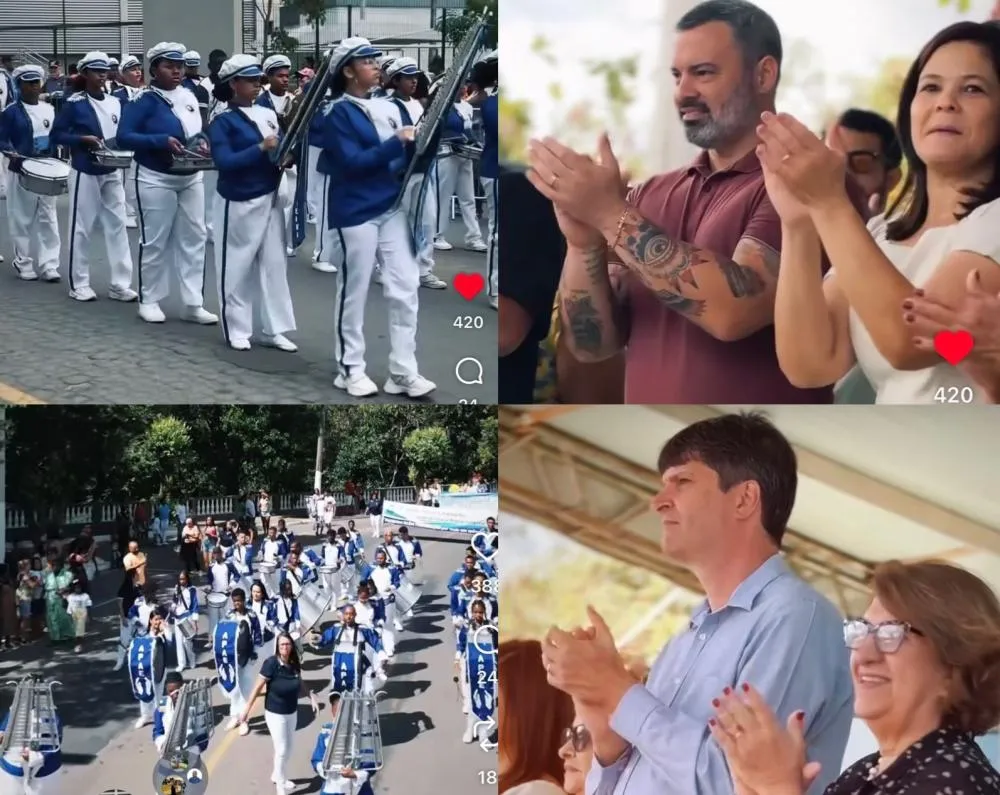 COMO NOS ANOS ANTERIORES, DESFILE CÍVICO ESCOLAR FOI EMOCIONANTE