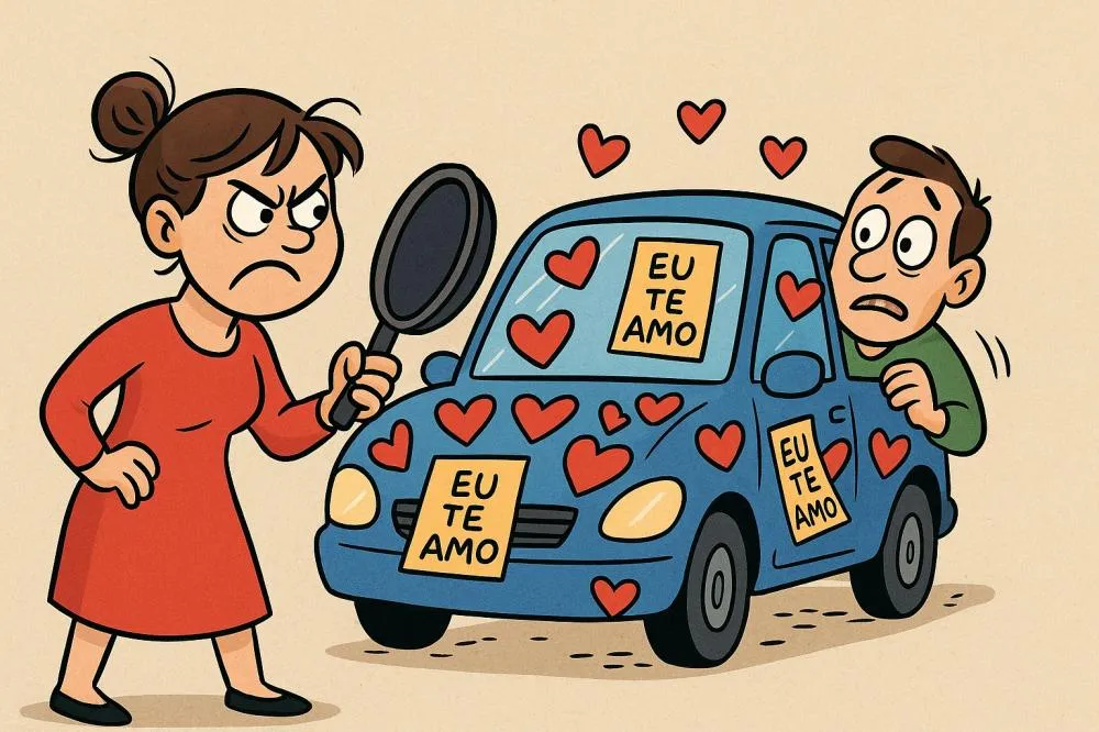 MULHER QUEBRA O CARRO DO MARIDO EM UM ATAQUE DE FÚRIA