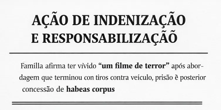 MÃE RELATA EPISÓDIO DE VIOLÊNCIA POLICIAL E DIZ QUE IRÁ PROCESSAR O ESTADO