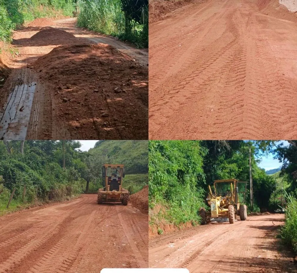 MANUTENÇÃO DAS ESTRADAS RURAIS TEM SIDO PRIORIDADE EM ALÉM PARAÍBA