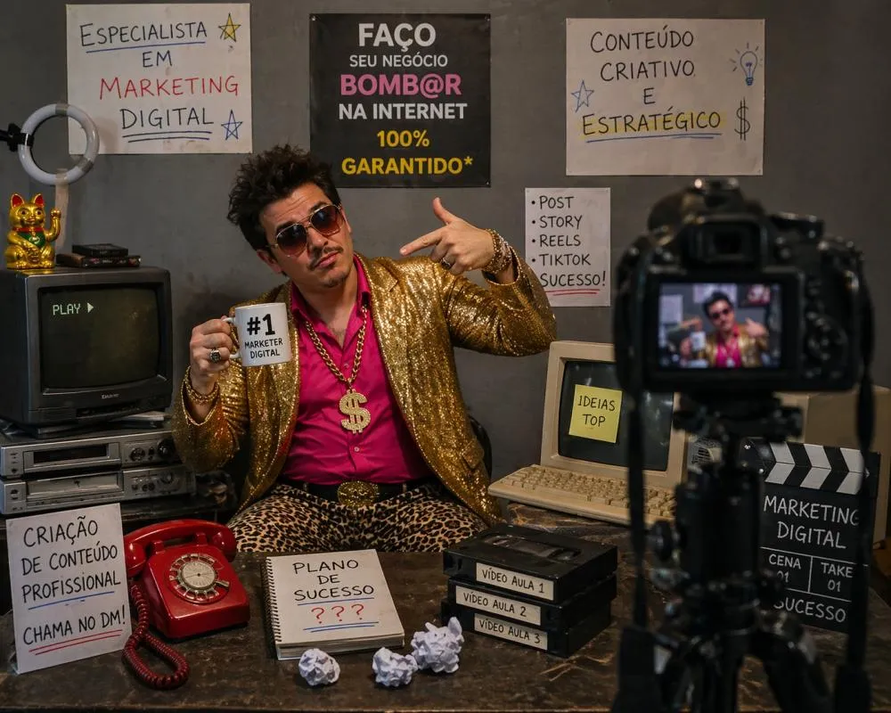 PALMAS PROS CAFONAS: COM RARAS EXCEÇÕES. OS MARKETEIROS DIGITAIS DE ALÉM PARÁIBA JUNTAM AMADORISMO, FALTA DE CRIATIVIDADE E CAFONICE EXTREMA. 