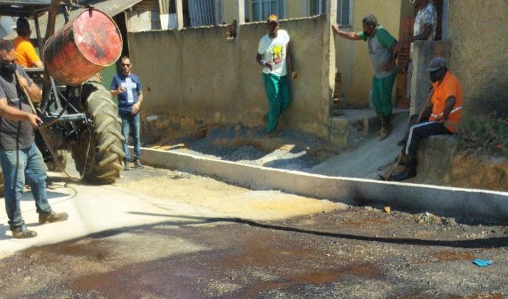 Prefeitura inicia segunda etapa do asfaltamento no Campo Alegre