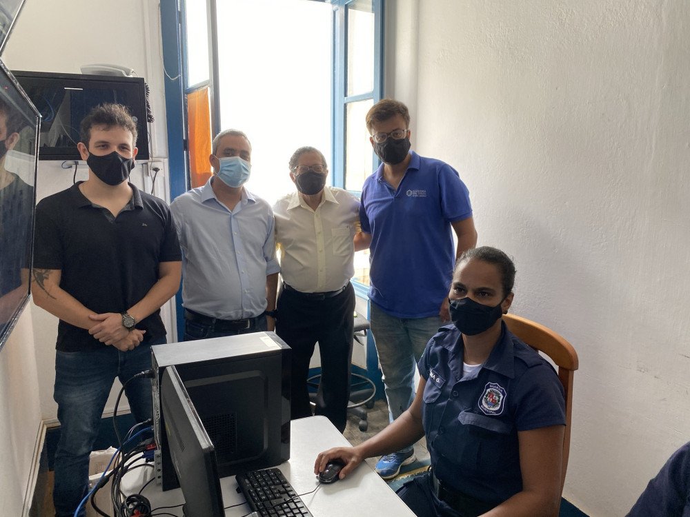 Prefeitura inaugura em parceria com a Sumicity novo centro de monitoramento com câmeras.