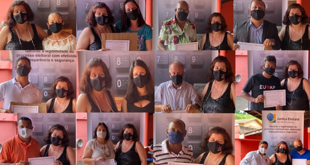 Justiça Eleitoral Diploma Vereadores Eleitos em 15 de novembro.