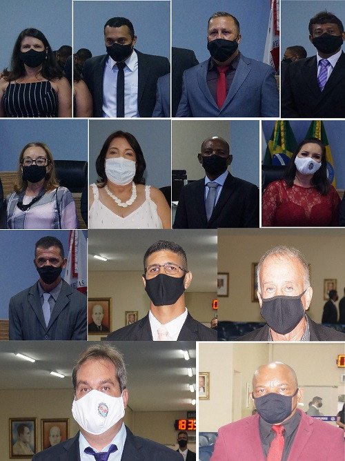 Posse 2021: Vereadores tomam posse e empossam Prefeito e Vice Prefeito de Além Paraíba. A Sessão foi transmitida pela internet e não teve a presença de convidados