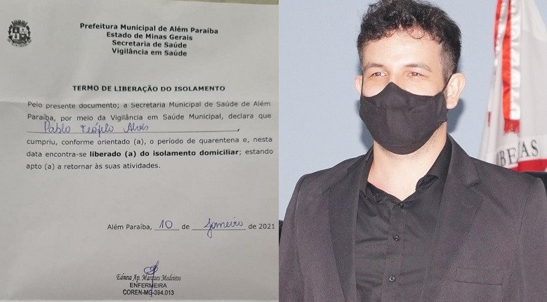 Secretário de Cultura Pablo Teófilo recupera-se da COVID e recebe termo de liberação de isolamento. Chefe do Controle Interno teve teste negativo para a doença