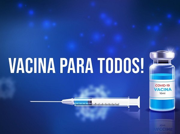 Município receberá mais 550 doses de vacina semana que vem. Será aberto dia 7 cadastro para vacinar maiores de 18 anos sem comorbidades