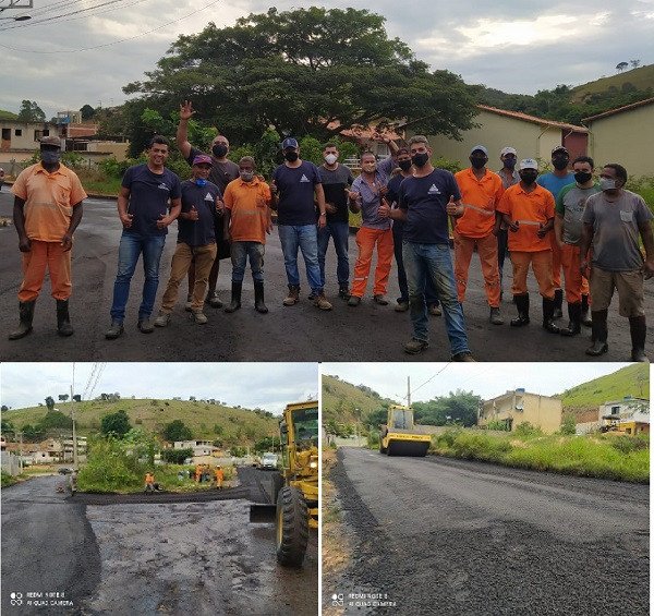 Um conquista para os moradores: Ruas do Santa Marta foram asfaltadas e outras serão no mesmo bairro e em outros