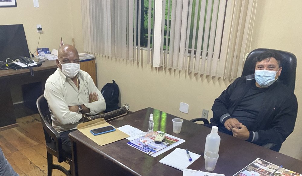 Vereador Tuquinha se reuniu com Prefeito para alinhamento de obras em bairros da cidade