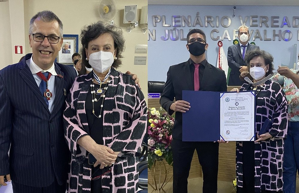 Aplaudida de pé, Pneumologista e Pesquisadora da FIOCRUZ, Dra. Margareth Dalcolmo recebeu a Comenda do Mérito Mercadante do Presidente da Câmara