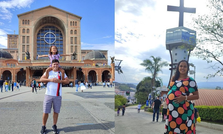 Prefeito passa o final de semana em Aparecida, visitando com sua família o Santuário Nacional da Padroeira do Brasil
