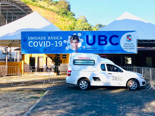 Queda consistente nos Casos de COVID-19 em Além Paraíba: Unidade Básica de COVID-19 funcionará de 2ª a 6ª feira de 08 as 20 horas